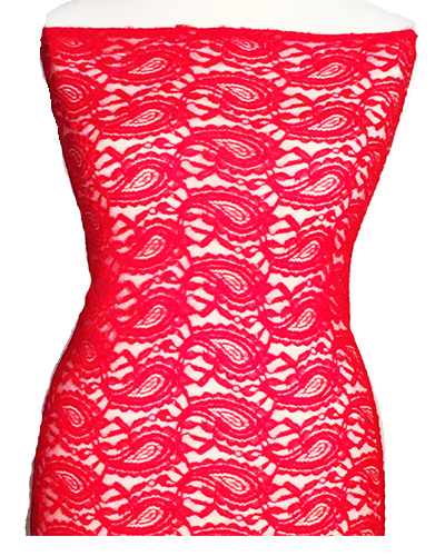 elastic lace - RED